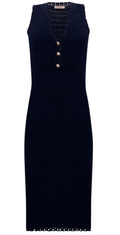 Twin-Set Dresses Blue Night
