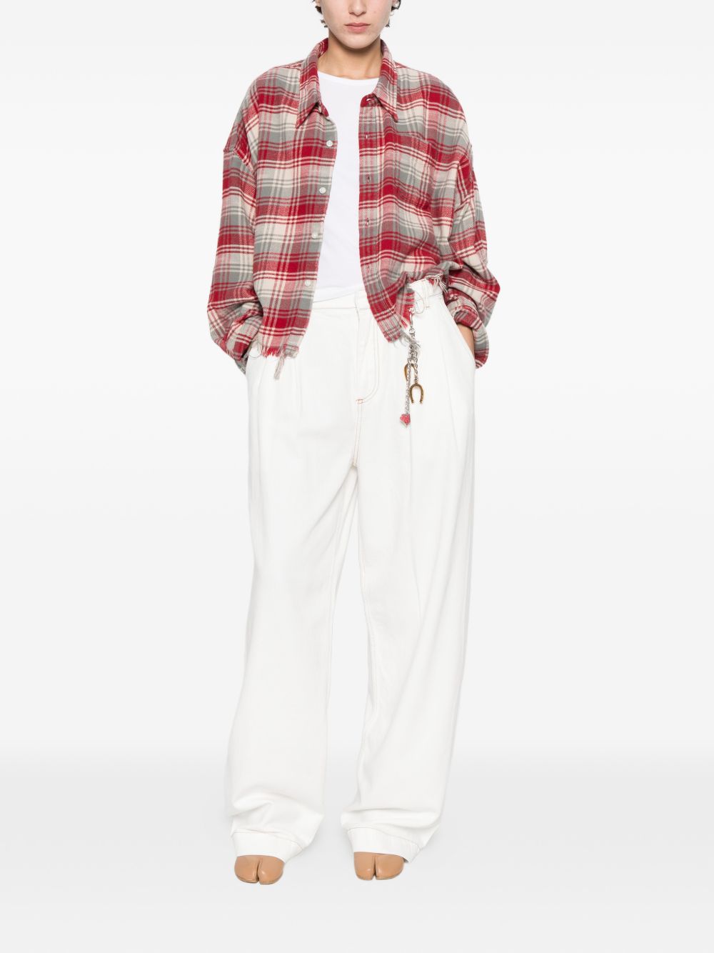 DARKPARK Trousers Washed White - 27