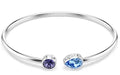 Swaroski Bijoux Silver / Blue Violet