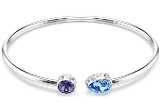 Swaroski Bijoux Silver / Blue Violet