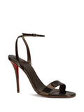 LOUBOUTIN Sandals Dark Bronze Patent Leather