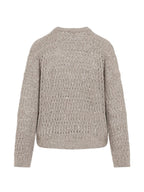 Brunello Cucinelli Sweaters Fango Lino Nylon