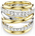Swaroski Bijoux Gold And Silver