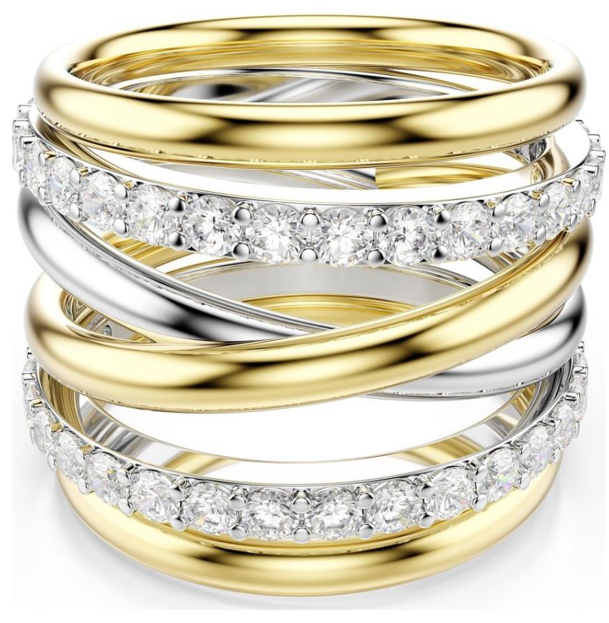 Swaroski Bijoux Gold And Silver
