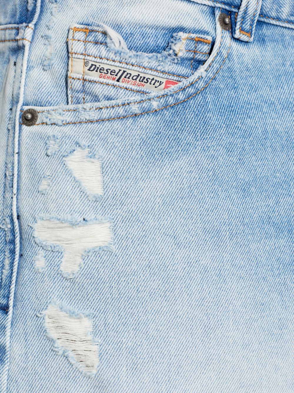 Diesel Shorts Light Blue Cotton
