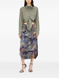 Diesel Dresses Sage Green / Multicolor Print Vi Ea