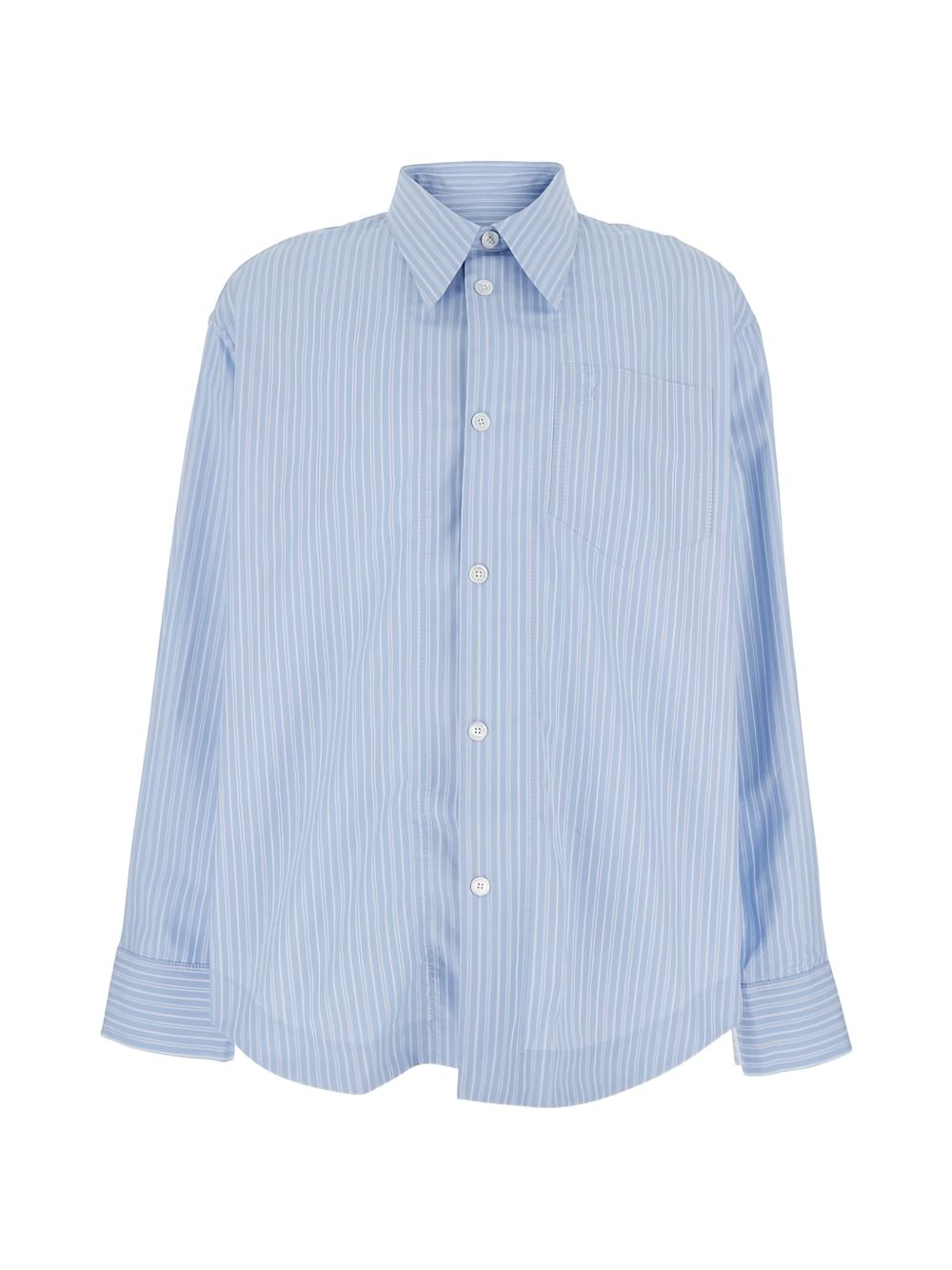 Ami Shirts Bleu Cachemire/blanc