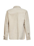 Lardini Shirts Beige Suede Leather