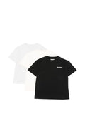 Palm Angels T-shirts and Polos Off White Black Grey