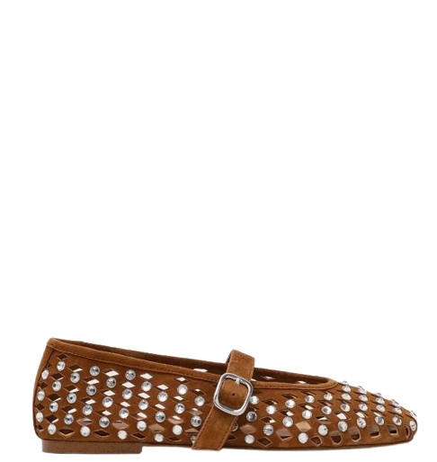 Steve Madden Flat shoes Chestnut Suede