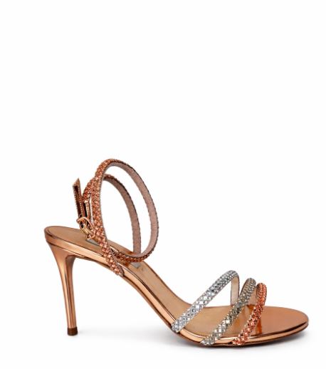 Casadei Sandals Multicolor Oro Rosa