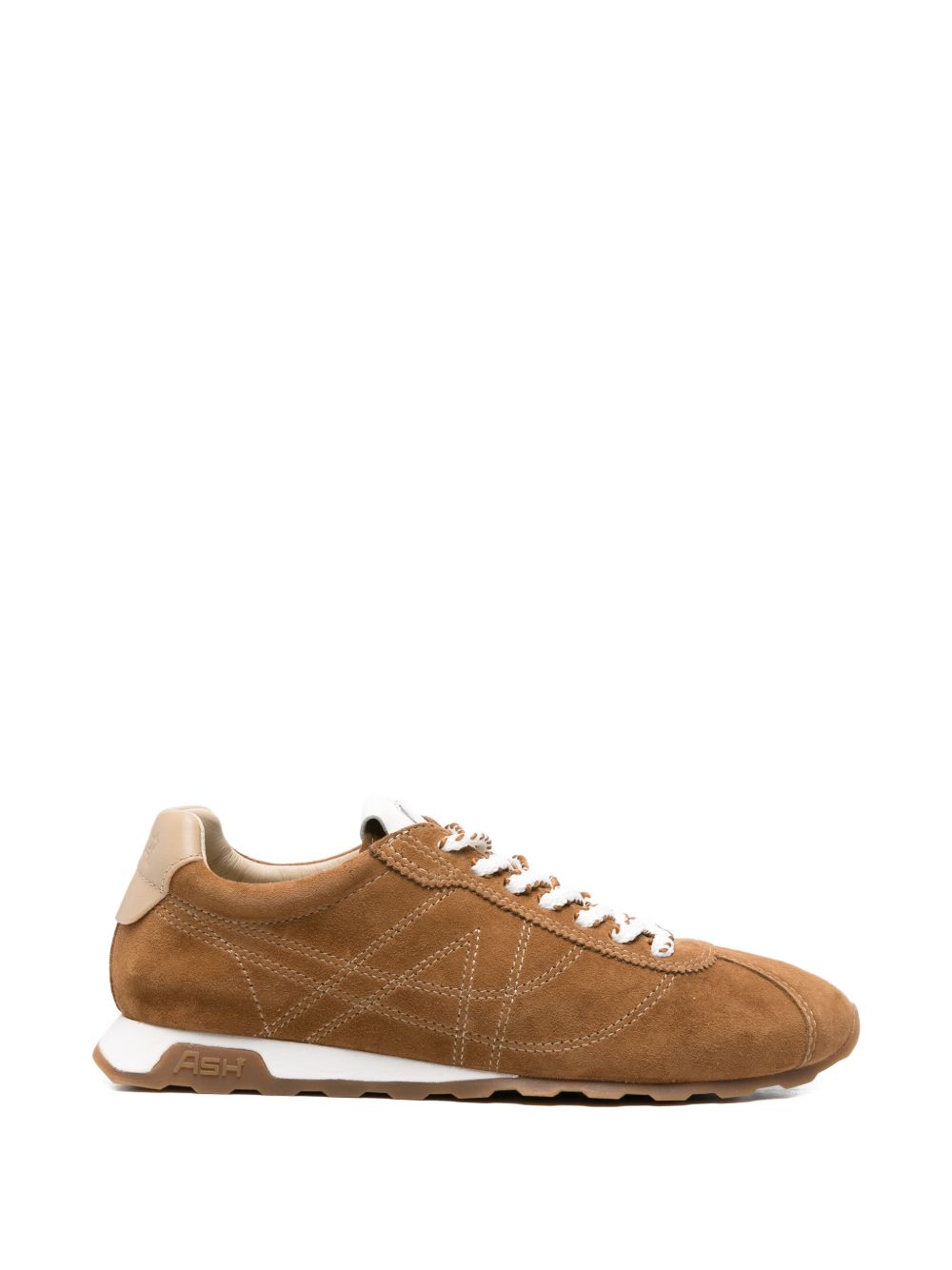 ASH Flat shoes Tan Suede Upper