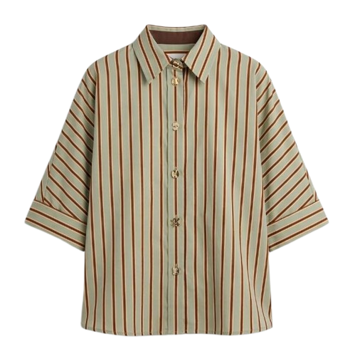 LIU JO BLACK Shirts Green/tabacco - 38