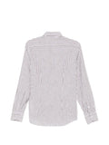 Manuel Ritz Shirts Brown/white Stripe