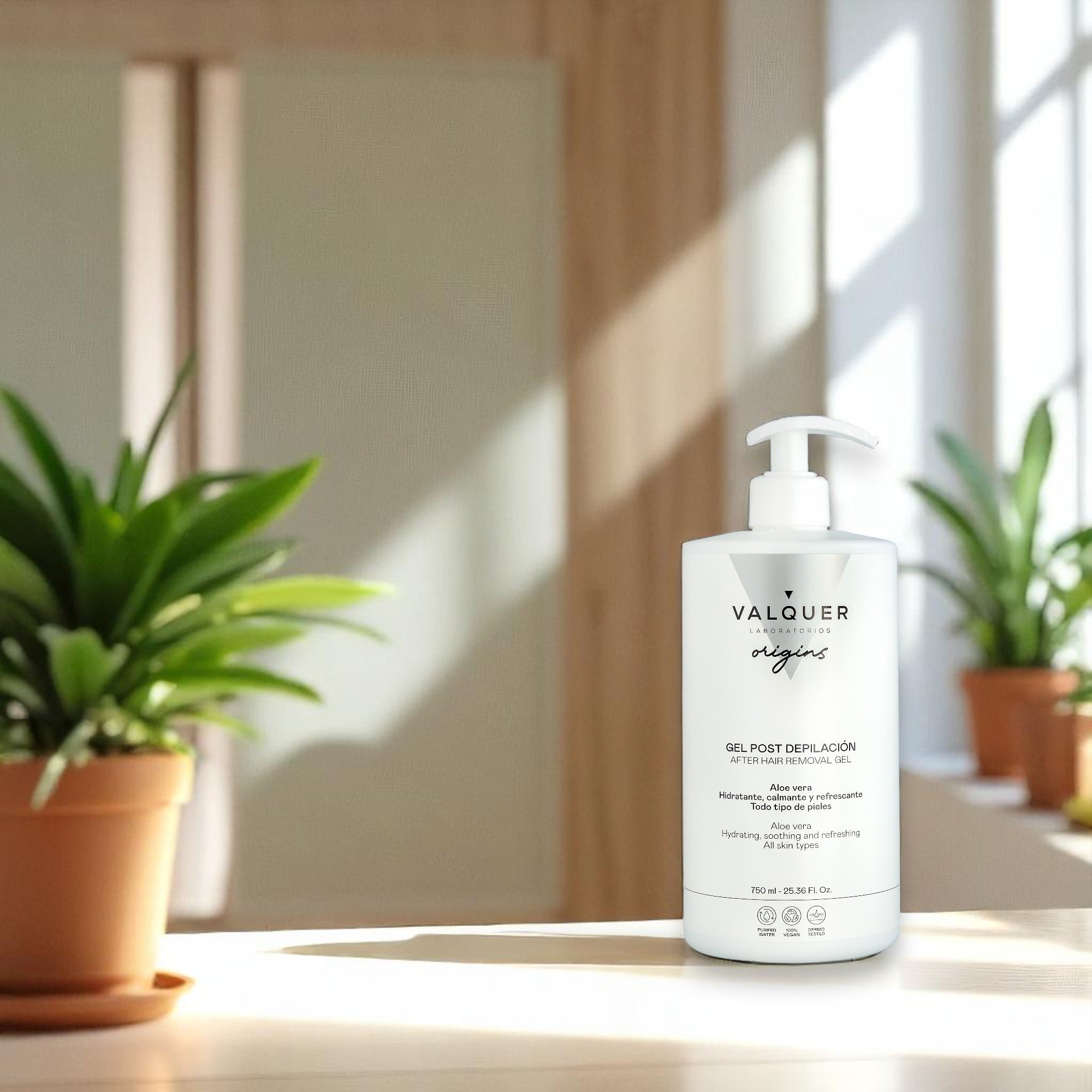 Gel Postdepilación con Aloe vera - 750 ml