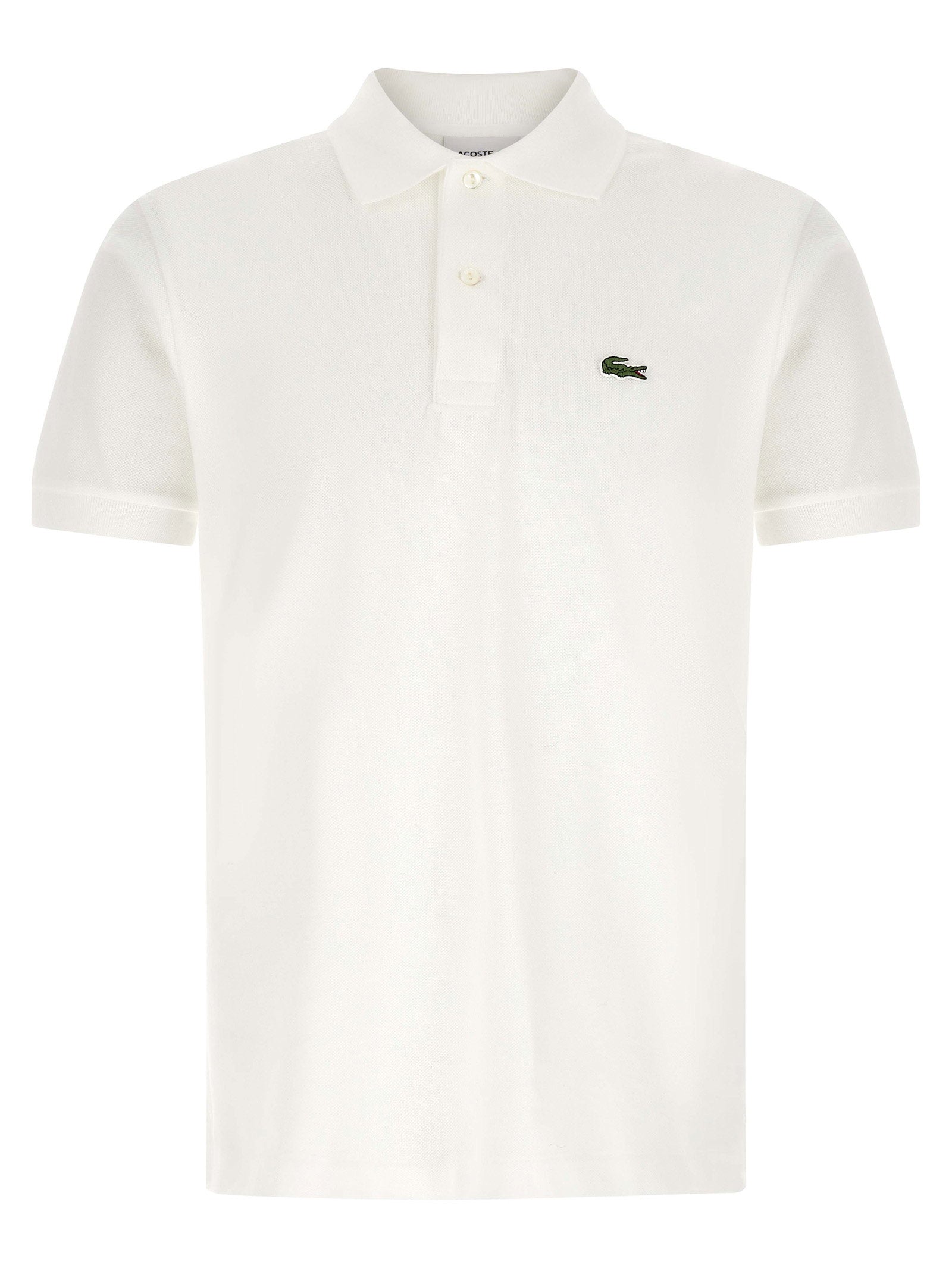 Lacoste Logo-Patch Cotton Piqué Polo — White