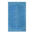 Sapphire Blue Vintage Medallion Accent Rug