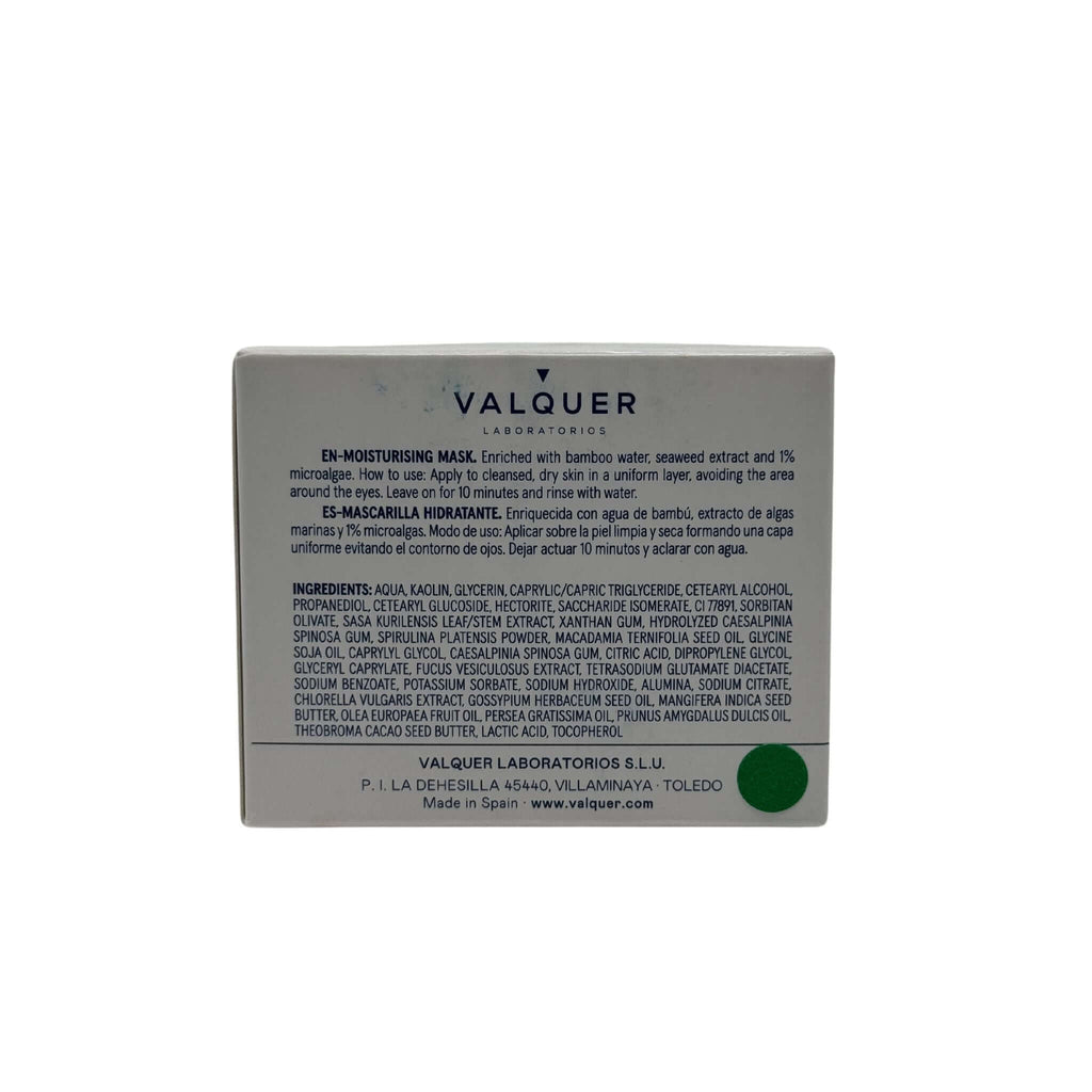 Mascarilla Facial Hidratante con Agua de Bambú y Microalgas - 50 ml