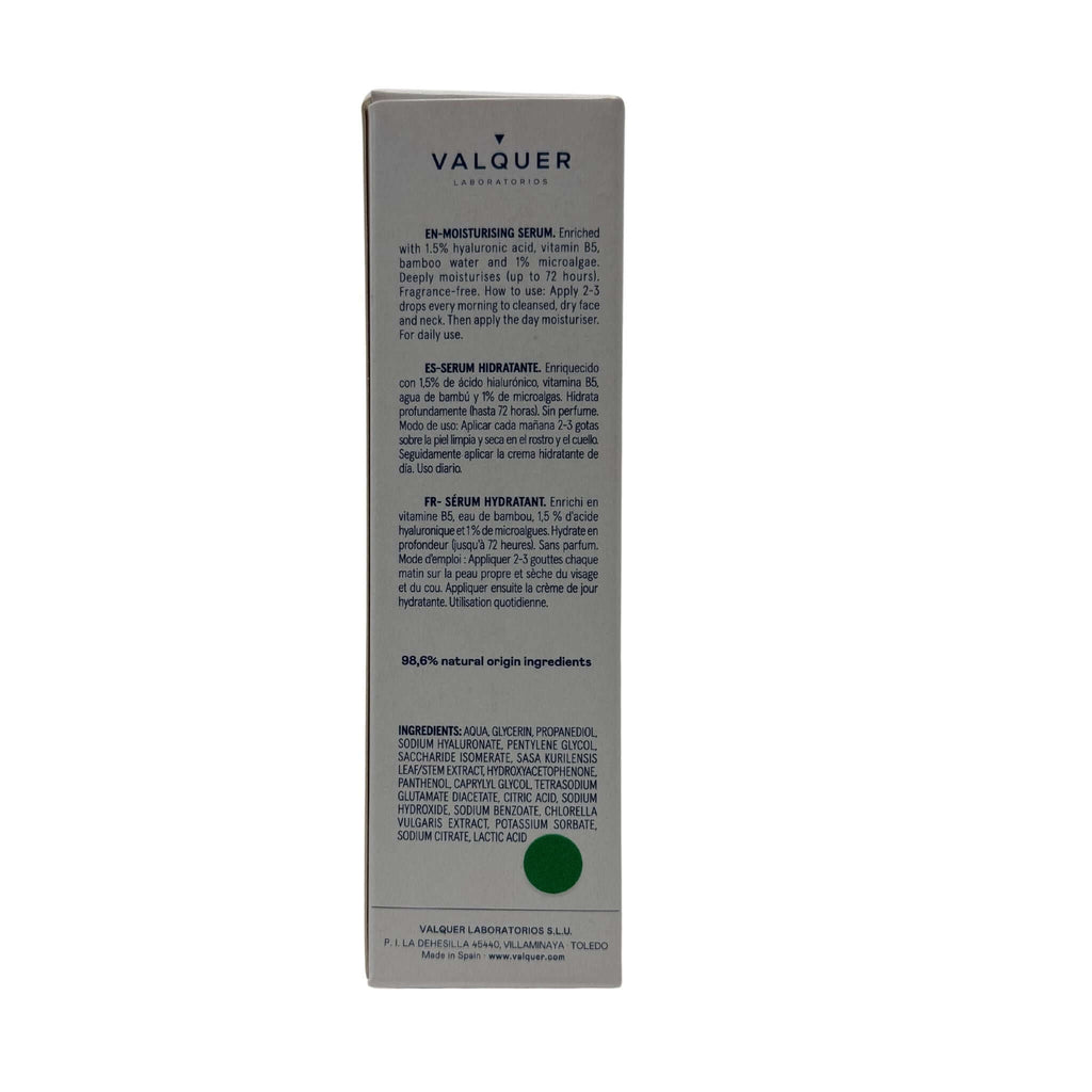 Sérum Facial Hidratante con Ácido Hialurónico – 30 ml