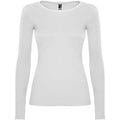 Camiseta semientallada, de manga larga y cuello acabado con ribete fino Vetonek