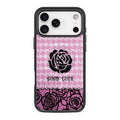 Houndstooth Rose Snap-On Cover