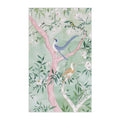 Colorful Birds on Floral Branches Kitchen Towel