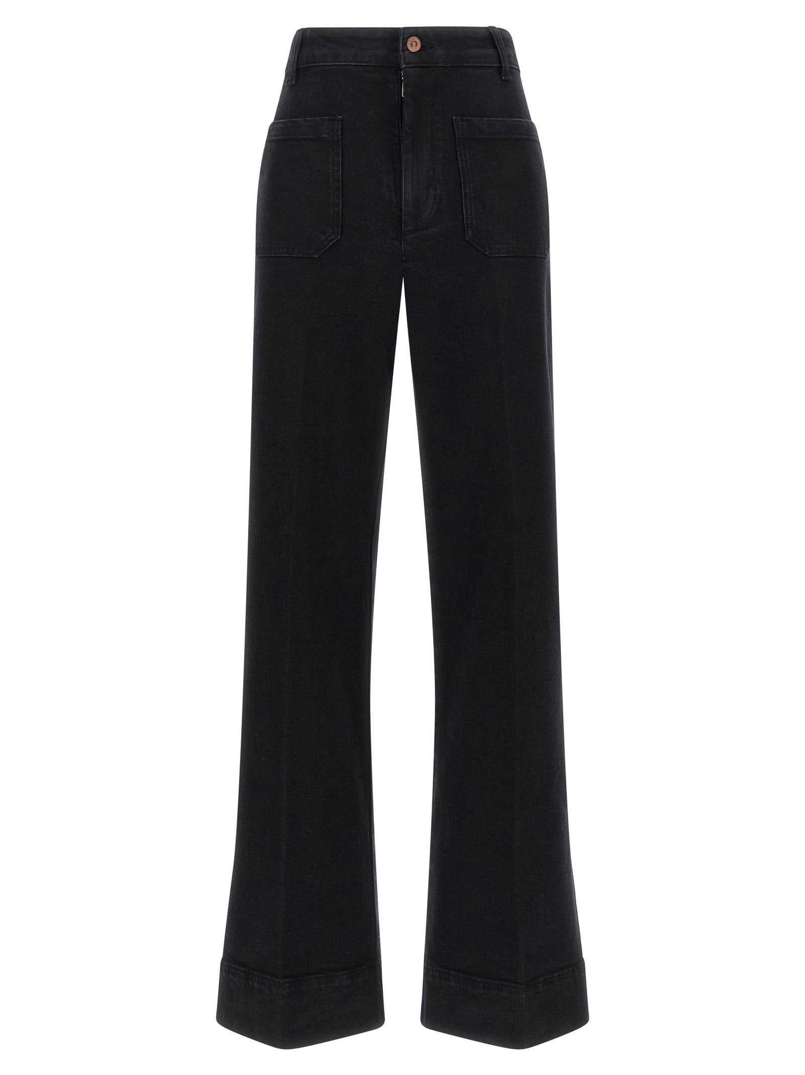 Victoria Beckham Alina Jeans — Black