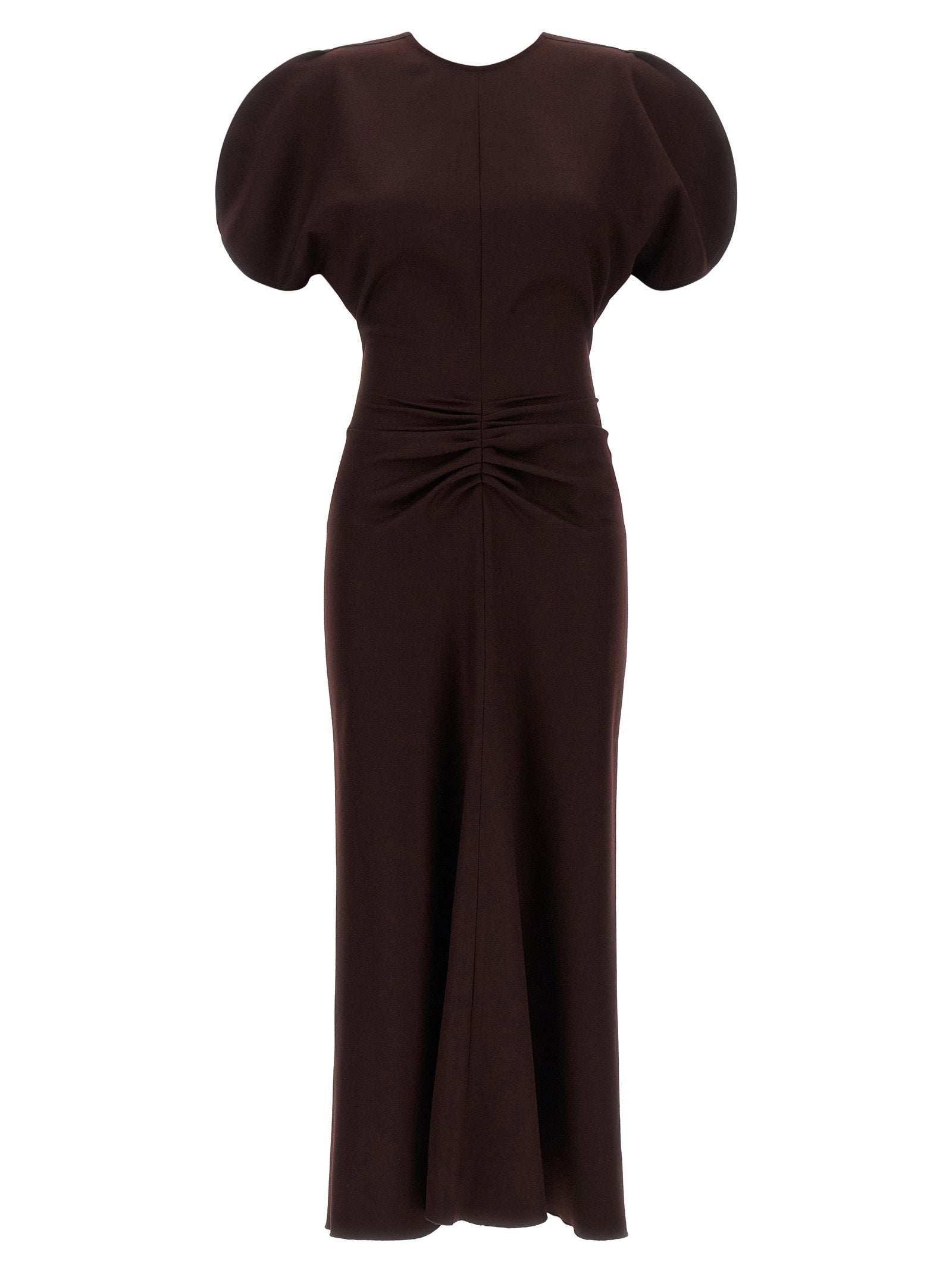 Victoria Beckham Bela Dress — Brown
