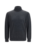 Giorgio Armani Cashmere Turtleneck Sweater — Gray