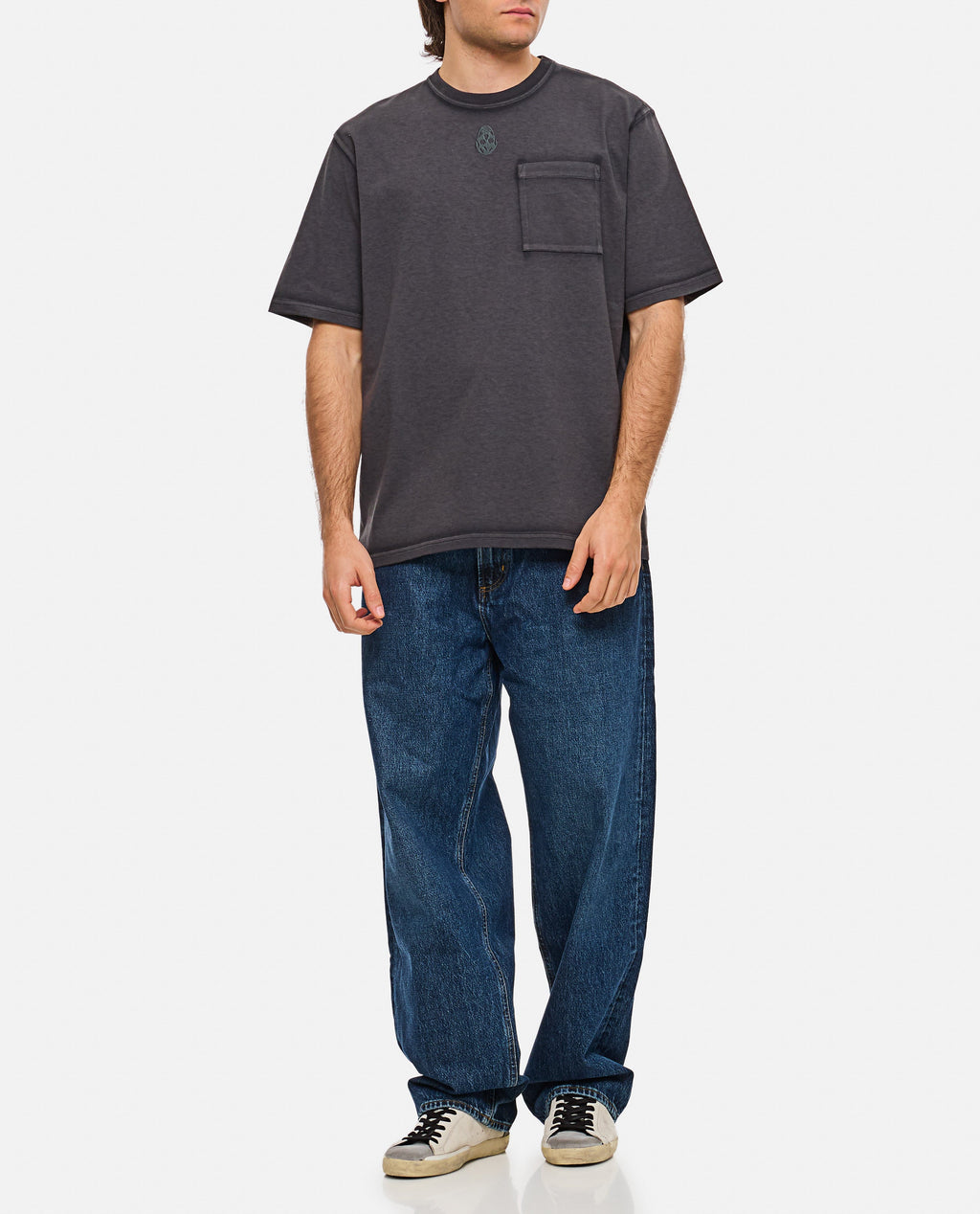 Alexander Mcqueen T-Shirts And Polos Grey - M
