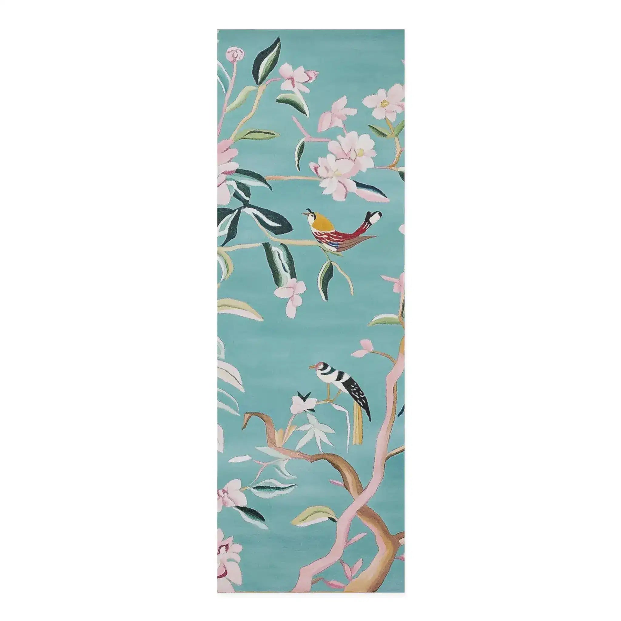 Floral Birds Yoga Mat
