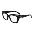 Ferragamo SF3008 Rectangular Propionate Eyeglasses — Black