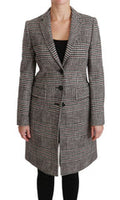 Women's Multicolor Trench Knee Long Jacket Coat Cotton Clothing