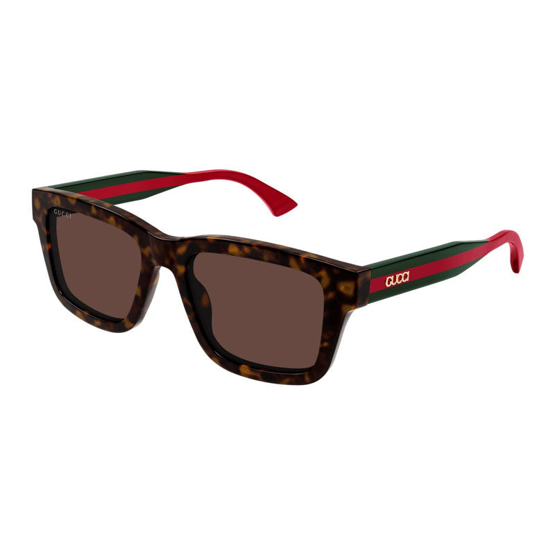 Gucci Tortoiseshell Acetate Sunglasses — Brown
