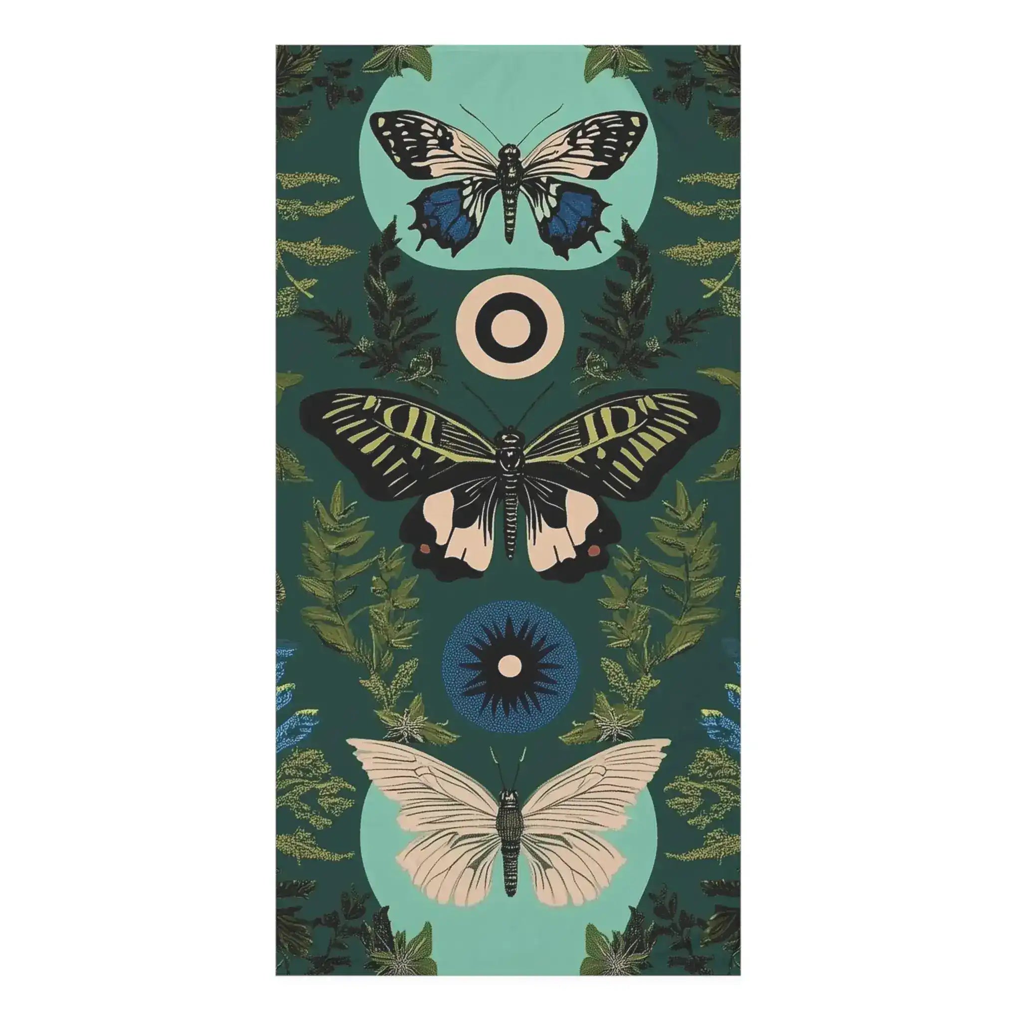 Mystic Butterflies Bath Towel