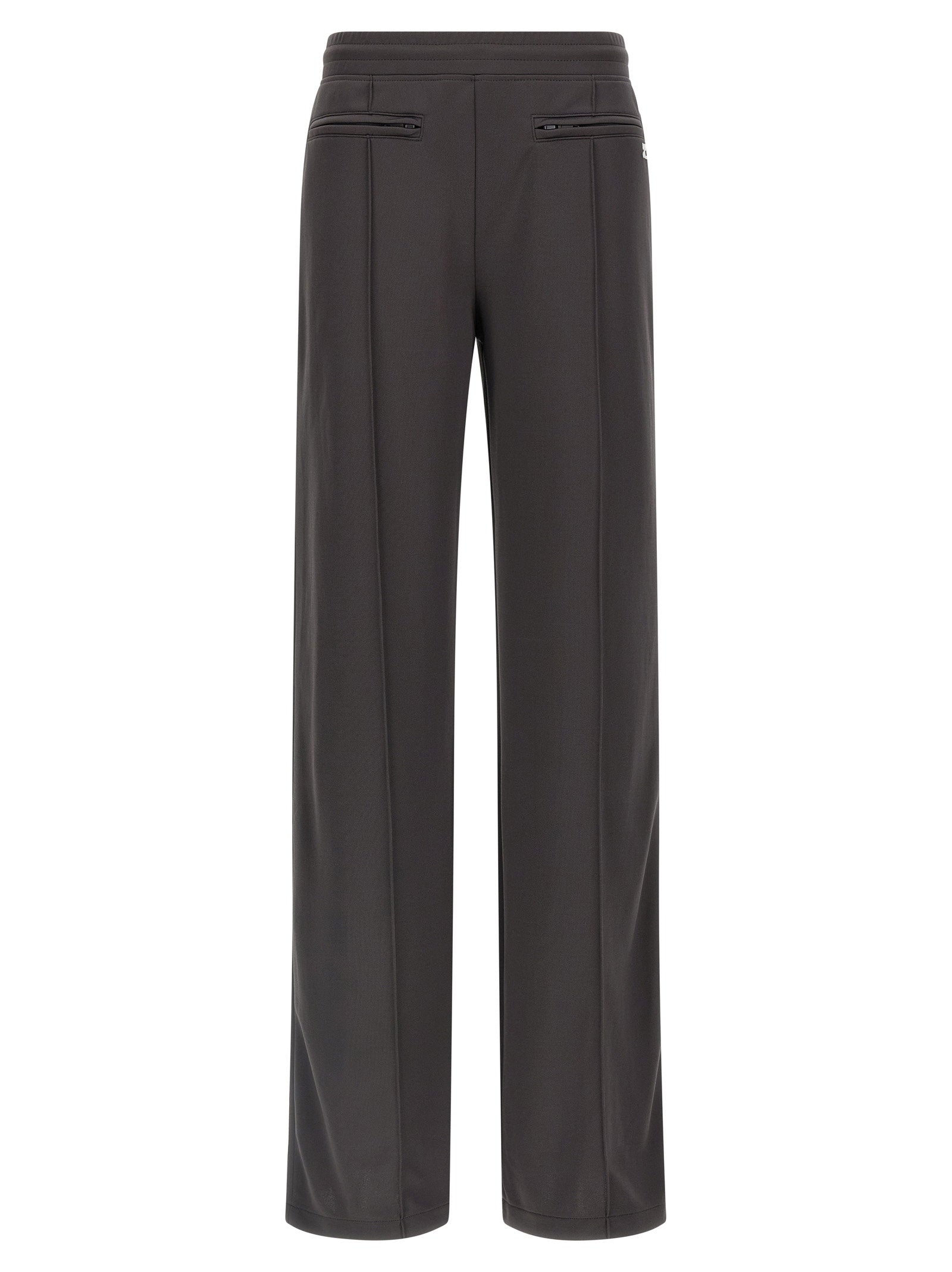 Courreges Jersey Interlock Joggers — Charcoal
