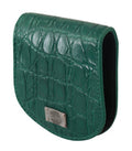 Men's Green Exotic Skins Condom Case Holder Wallet Skin