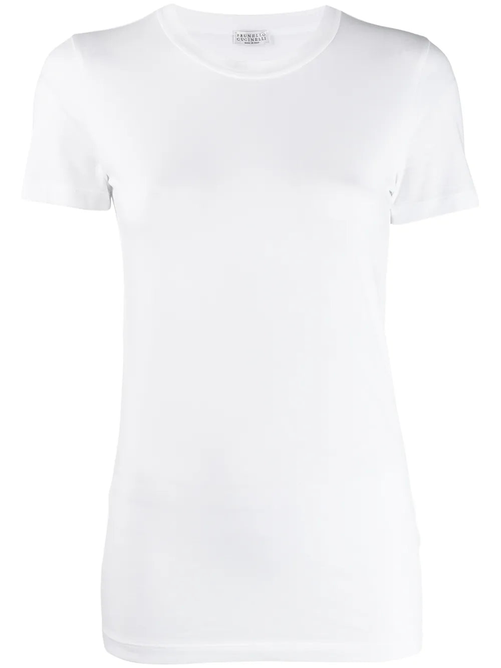 Brunello Cucinelli Stretch Cotton T-Shirt — White