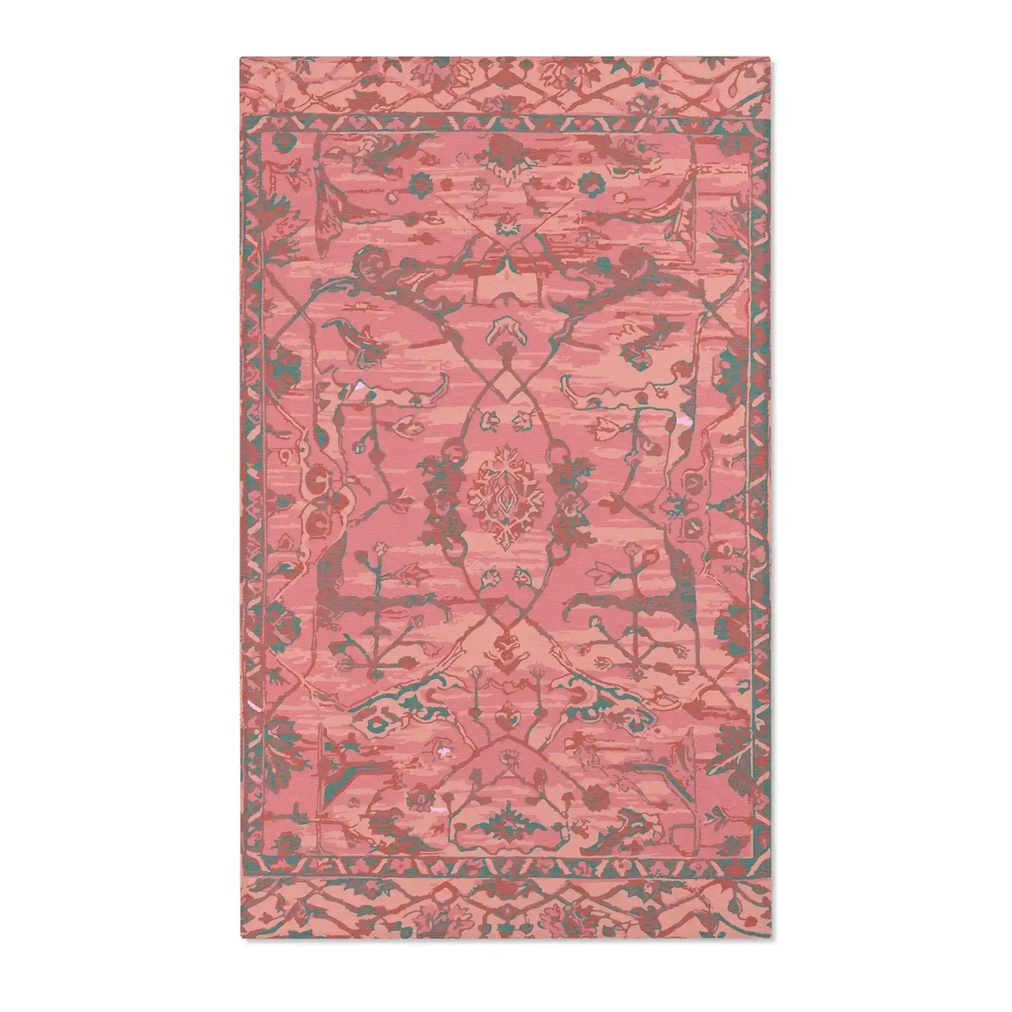 Elegant Vintage-Inspired Floral Accent Rug