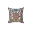 Ornate Garden Tapestry Throw Pillow
