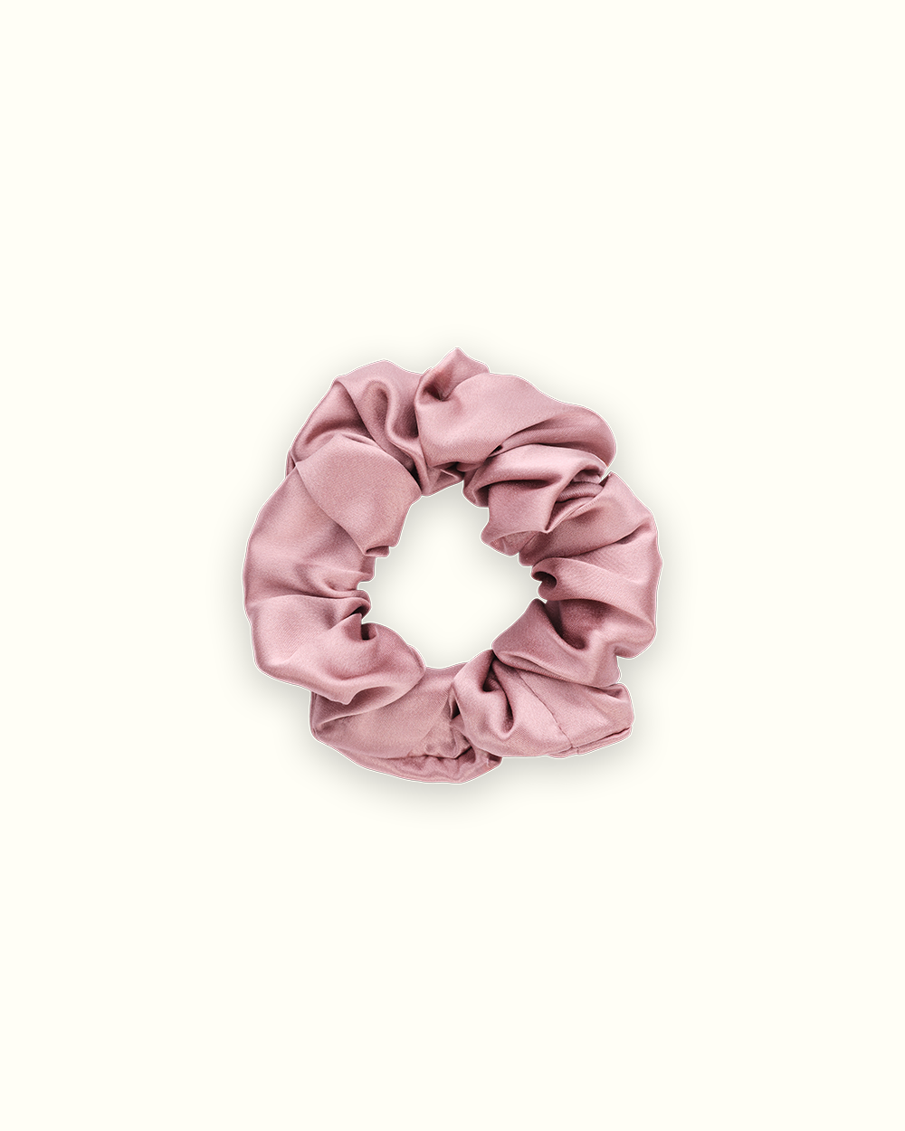 Chouchou 100% pure soie - Le moyen - Bois de rose