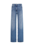 Calvin Klein Straight-Leg Denim Jeans — Blue