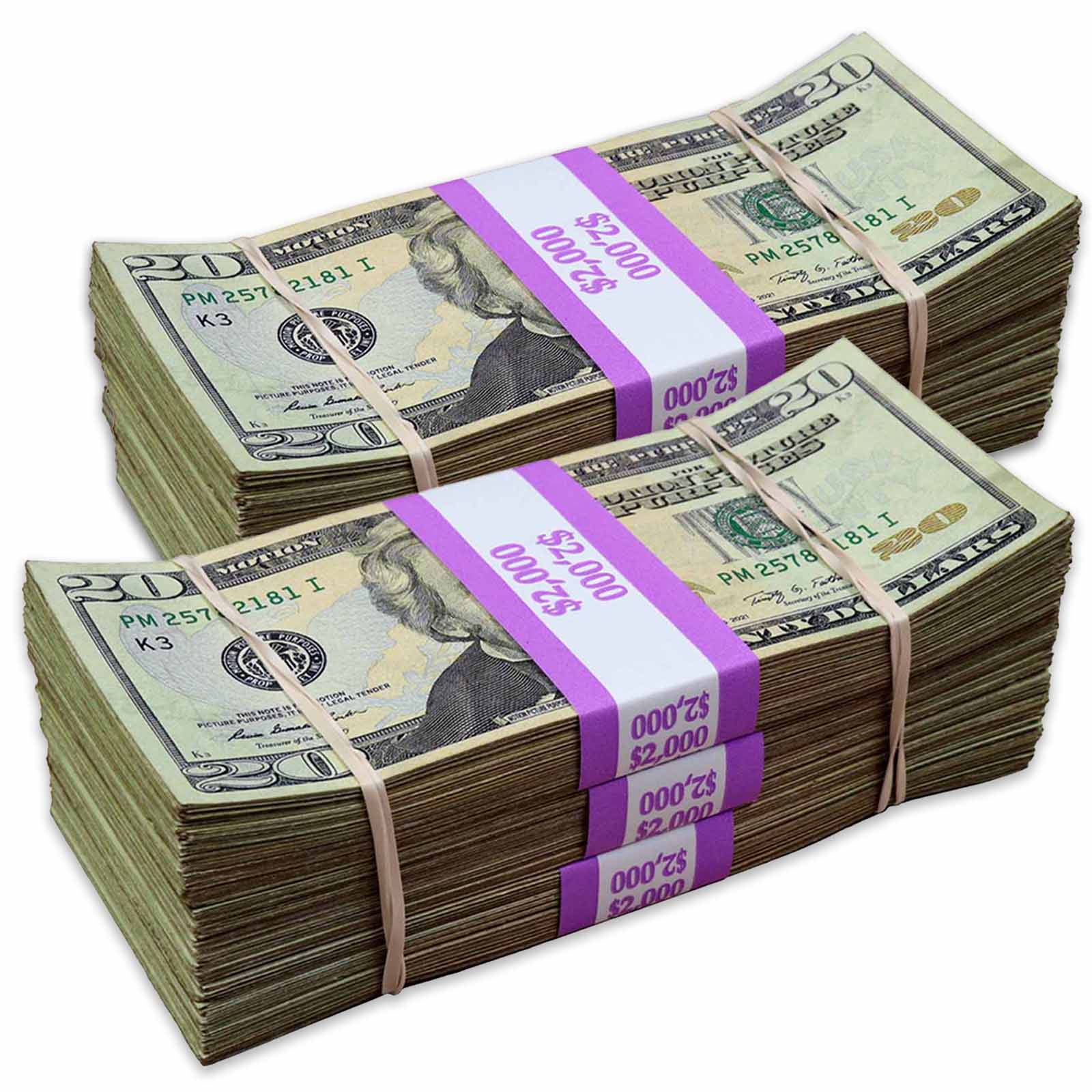 $12,000 RealAged® BLANK FILLER New Series Bundle Pack By Prop Money Inc.