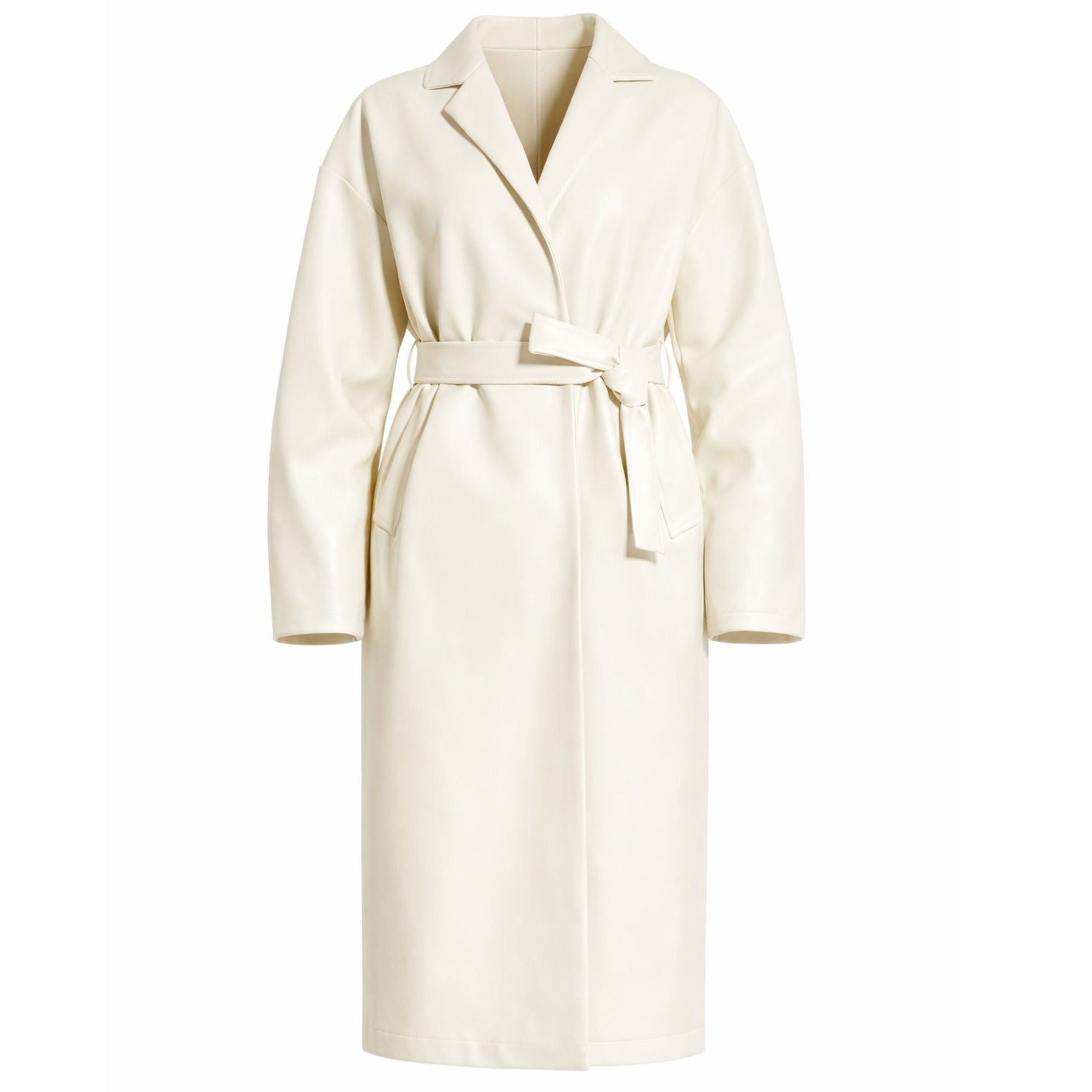 Vegan Leather Coat
