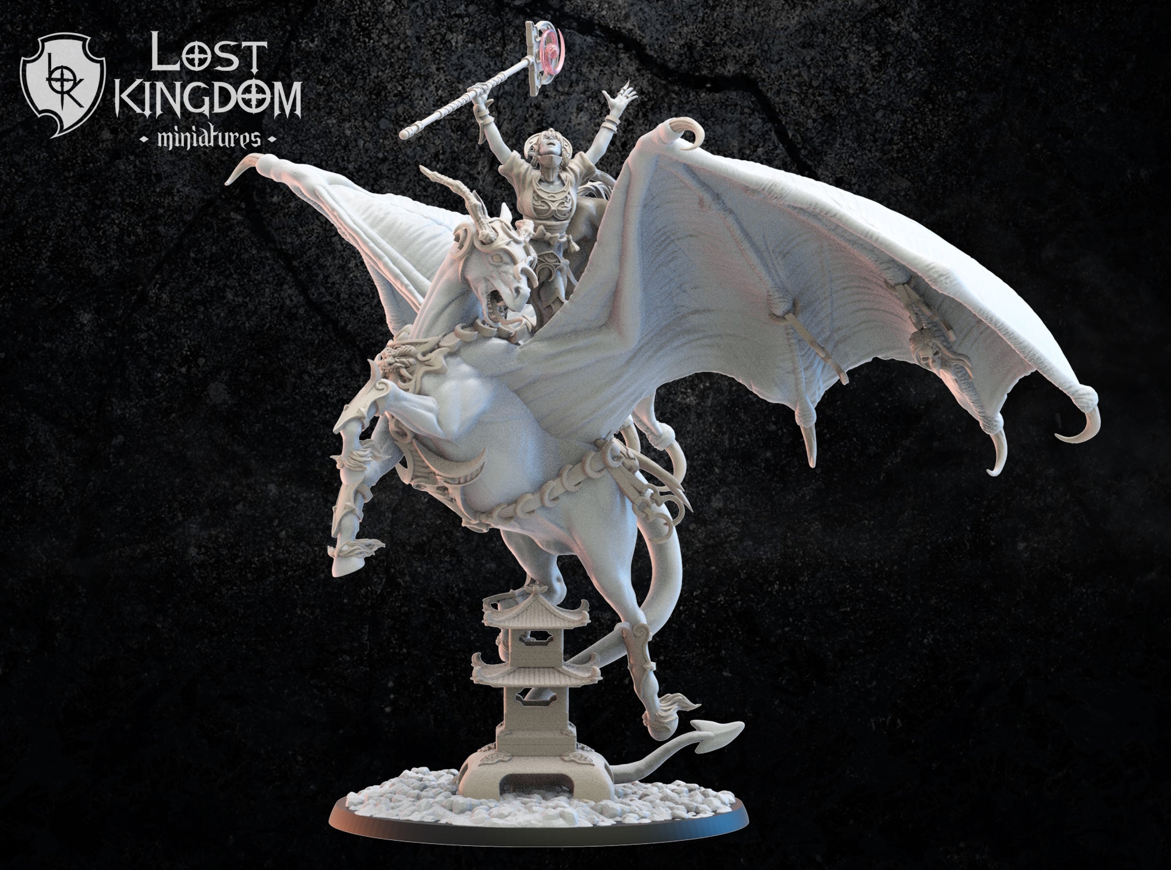 Yaachana, Night Sorceress On Tenma, Lost Kingdom Miniatures