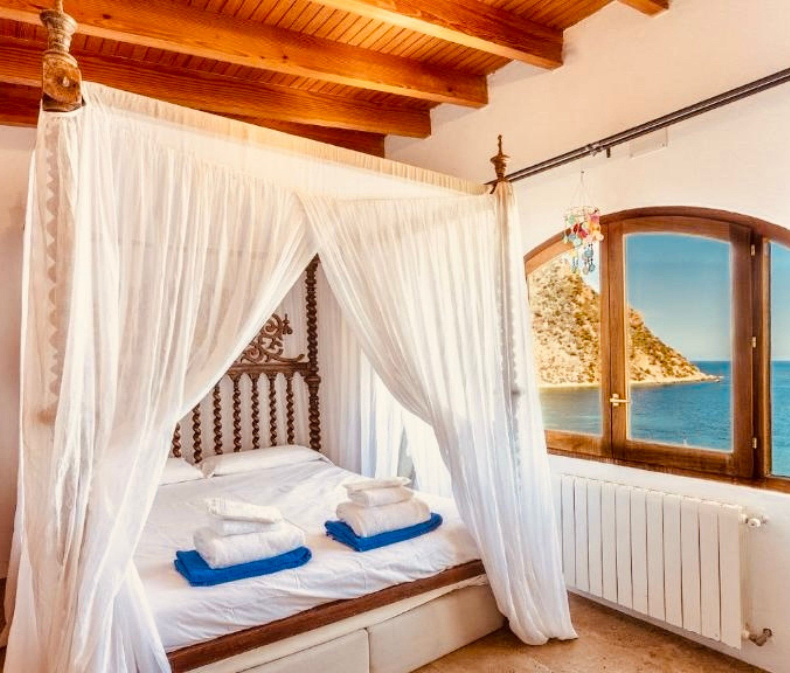 Sea-View Villa Sanctuary Above Sol d’en Serra in Santa Eulalia