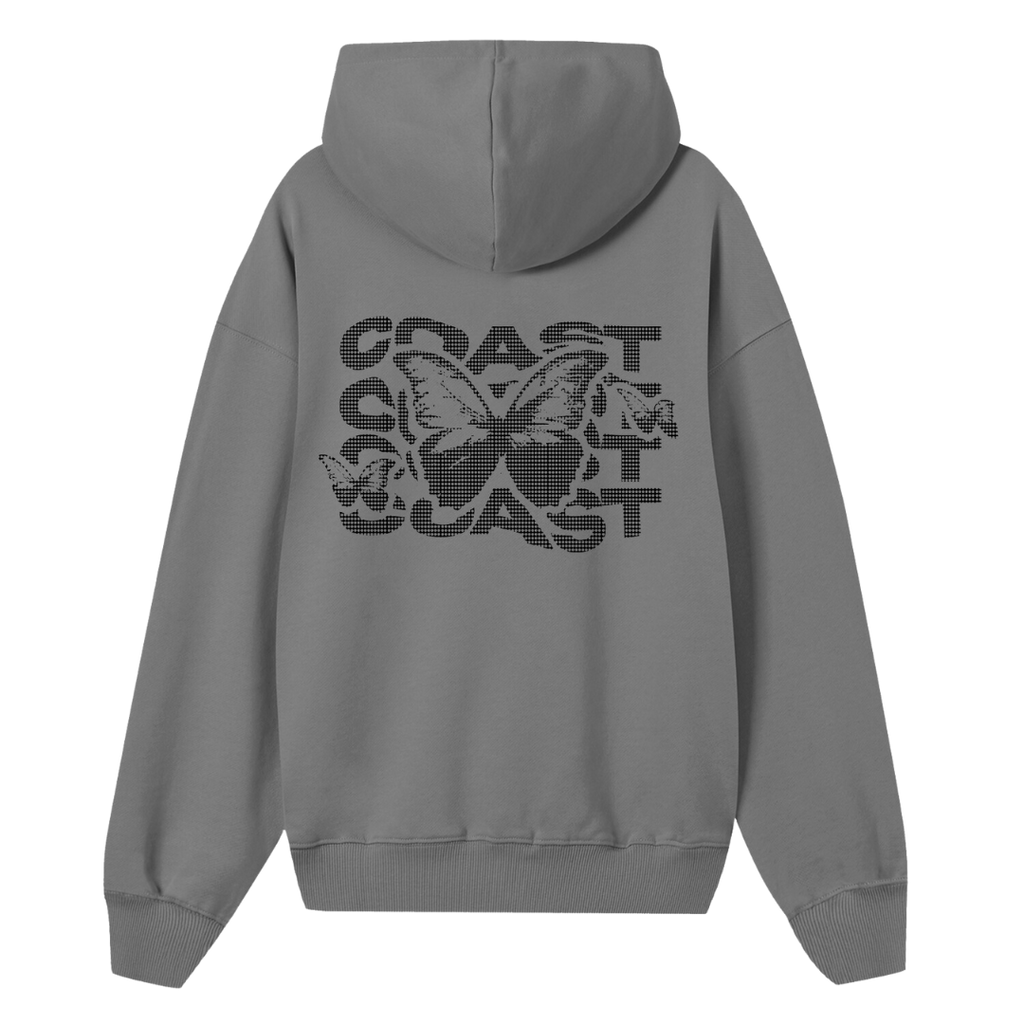 Gray Half Tone Zipper