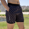 Sprints Mens Avigate 5" Fusion Short - Velocity Blitz Black