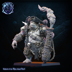 Captain “Smoke”, Undead Ogre hero, Lost Kingdom Miniatures