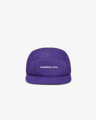 Men's Italia 53572530078036 Cotton Five-Panel Baseball Cap Purple